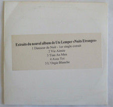 Ute Lemper - France 5 Tracks Promo Sampler CD "Strange Nights"