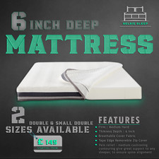 6 Inch Deep Thick Medium Hard