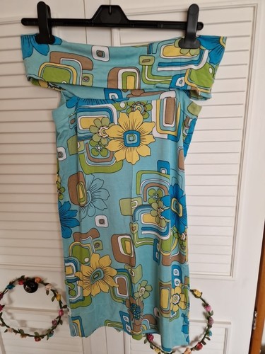 Vintage style dress off - dress,