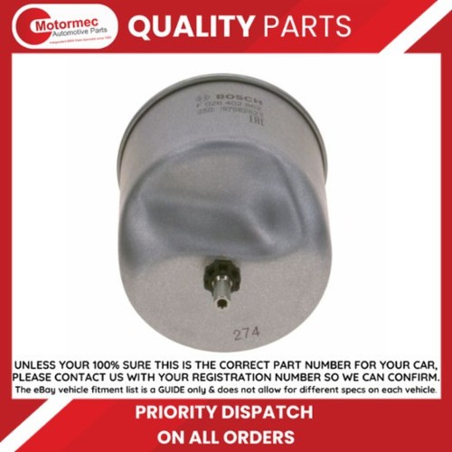 Bosch fuel filter - filter, for