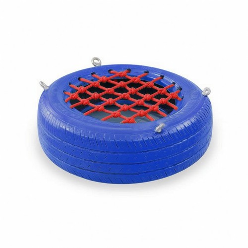 Tire swing with - tire, net