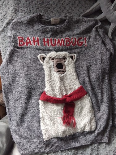 Bah humbug christmas jumper - humbug,