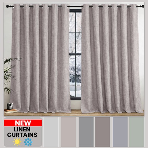 Blackout eyelet curtains - blackout,