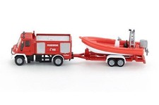 Fire Truck Unimog with Boat