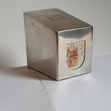 Antique Black Starr GORHAM Sterling Silver Stamp Dispenser/holder Edwardian RED