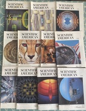 Scientific American magazine bundle 11 issues 1986 - see contents pics GC