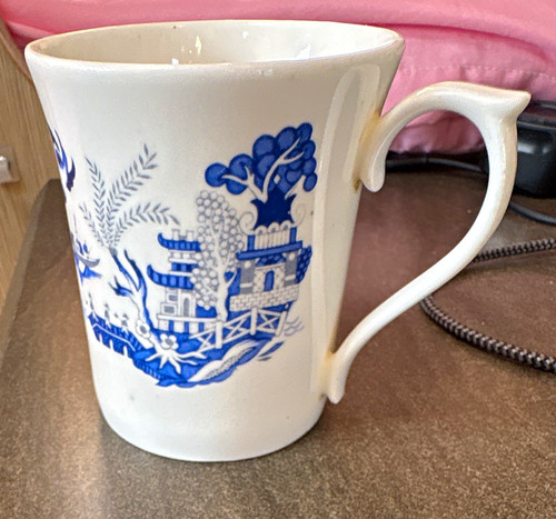 Bone china white - bone, willow
