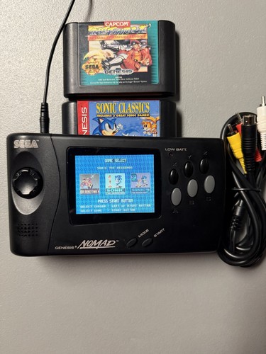 Sega nomad handheld console - sega,