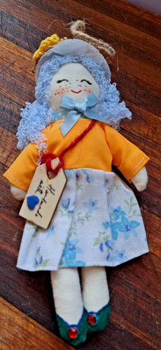 Handmade cloth rag doll - handmade,