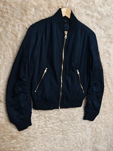 Topshop blue navy bomber