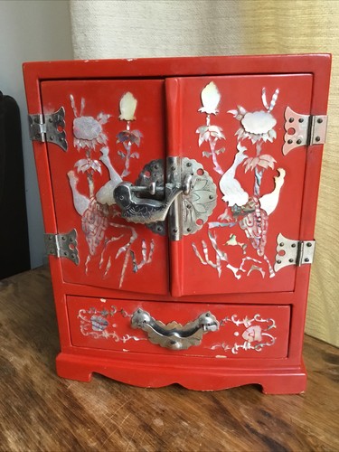 Vintage chinese jewellery box - chinese,