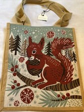 Seasalt Womens Jute Shopper Bag Red Squirrel BNWOT