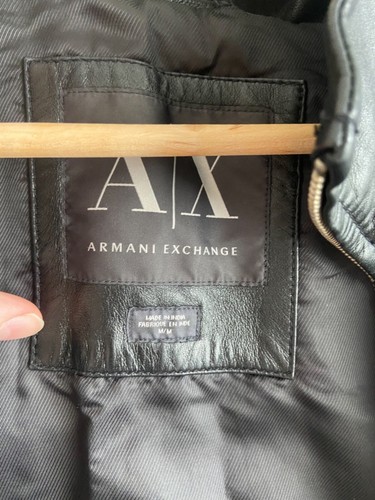 Armani exchange real leather - real,