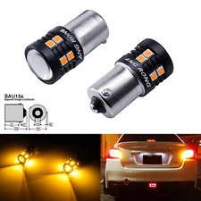 1 Pair 15 SMD 581 BAU15s PY21W