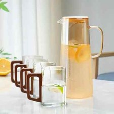 Glass Pitcher Set (5 pc)-