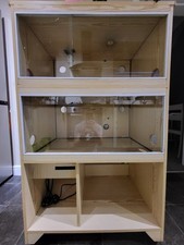 Double Reptile Vivarium. Whole Set Up. Fully Working Great Condition.