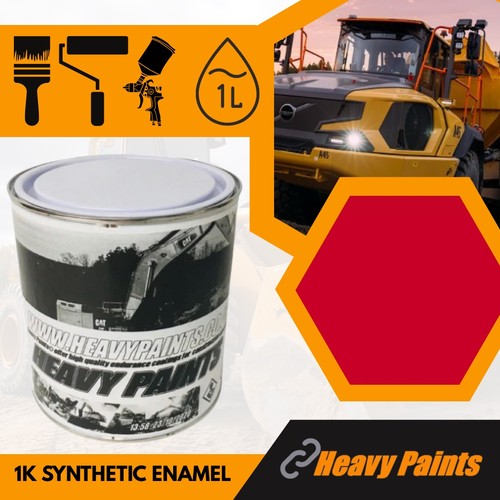 Fassi crane red paint - crane,