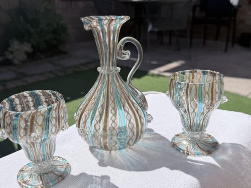 Venetian lattico glass