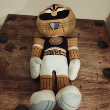 power Ranger soft toy  gold/white 
