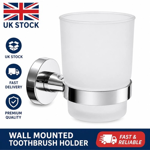 Wall mounted chrome toothbrush - chrome,