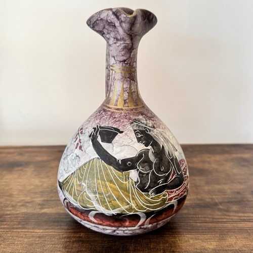 Vintage greek pottery pitcher - vintage,