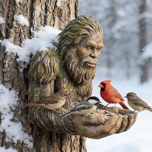 Bigfoot bird feeder - feeder,