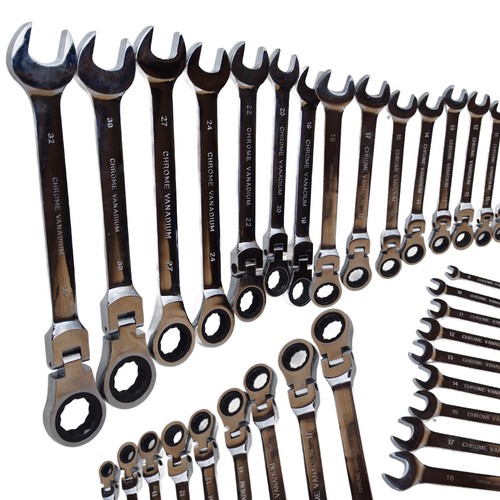 Ratchet spanner combi - spanner, flexi