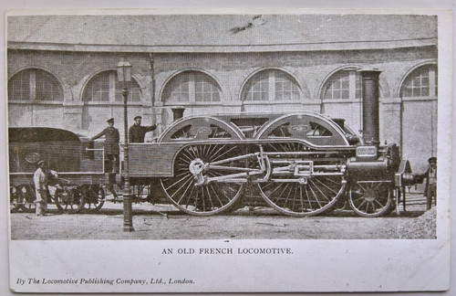 Old french locomotive - an,