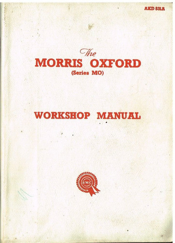 Morris oxford series saloon - mo,