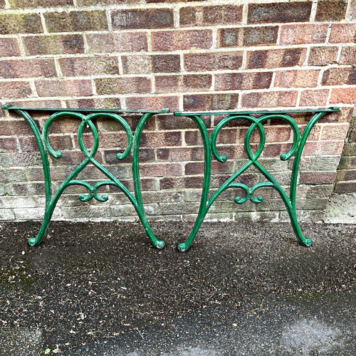Pair green decorative - pair,