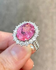 5.70 Ct Oval Natural Pink
