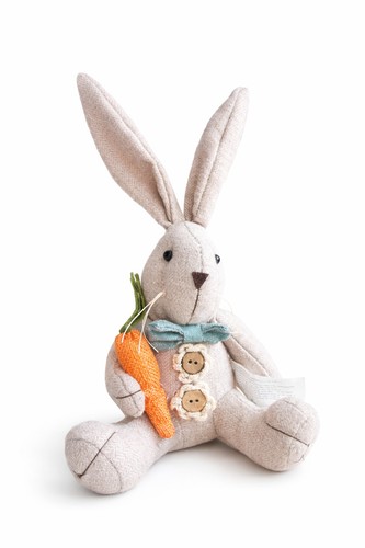 Bunny plush toy rabbit with - bunny,