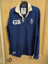 Team GB Rugby Polo Jersey- Team GB- Size Large- Pit To Pit 20