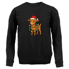 Goat Christmas Lights - Kids Hoodie / Sweater - Goats Xmas Cute Love Pet Pets