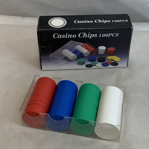 Vintage casino poker chips set - chips,