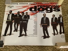 Reservoir Dogs  UK Quad Movie Poster Tarantino Bootleg from the 90s
