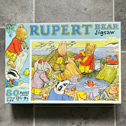 Rupert bear piece - bear, 80-piece