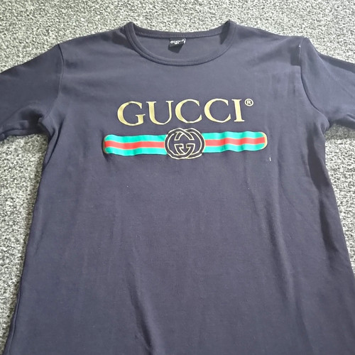Gucci boys navy logo - gucci,