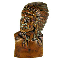 Indian Chief Bronze Brass