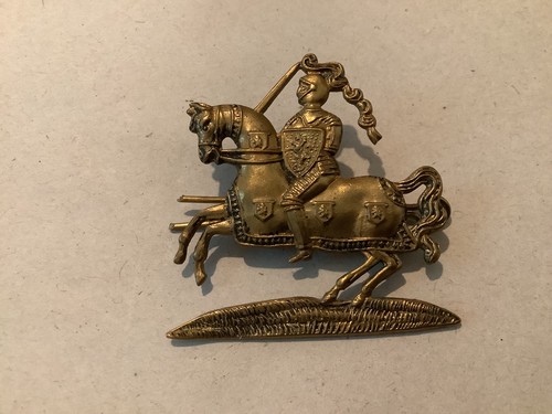 Military brass cap badge - military,