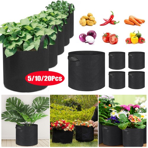 20x plant grow bags gallon - bags, 5