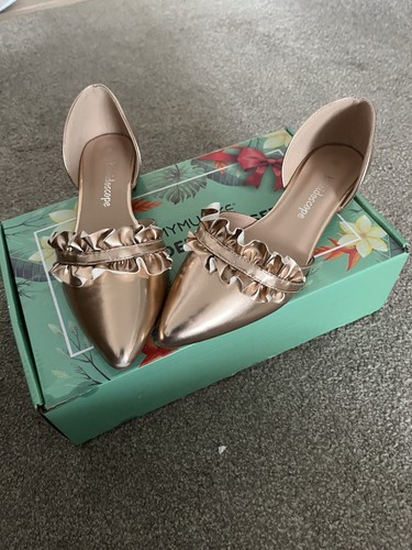 Gold kaleidoscope shoes size - gold, 6