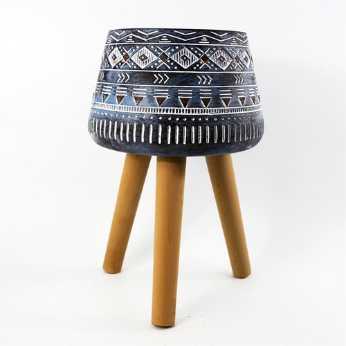 44cm aztec blue planter - aztec,