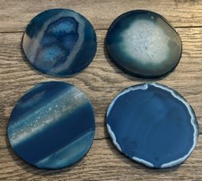 4pcs Natural Agate Coasters