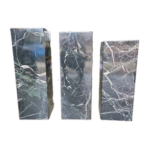 Vintage 80s marble pedestal - 80s,