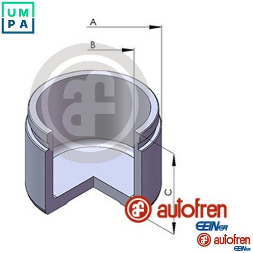 Piston brake caliper d025395 - piston,
