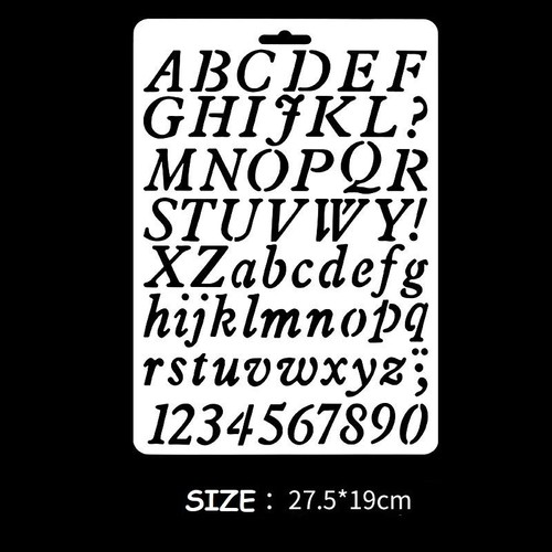 Plastic alphabet letter - plastic,