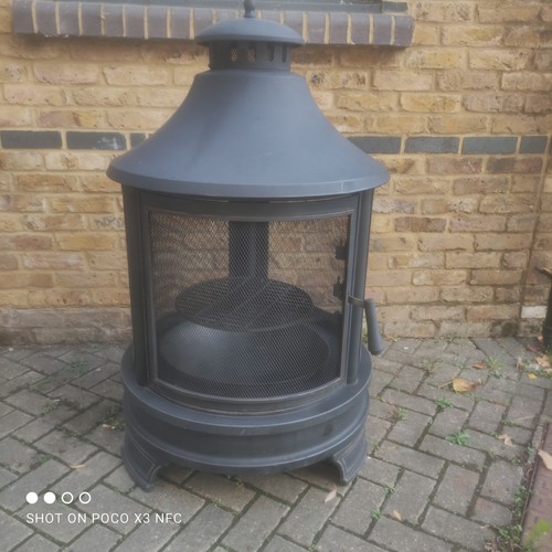 Chiminea fire pit - pit, cast