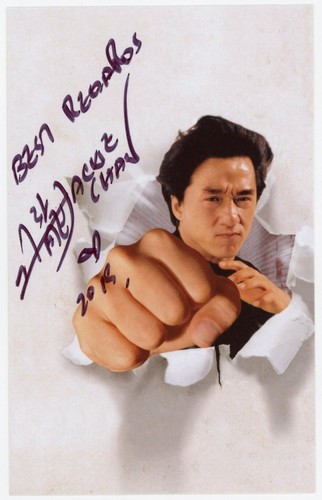 Jackie chan signed - chan,