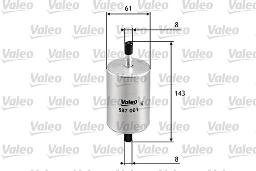 Valeo 587001 fuel filter - valeo-oe,